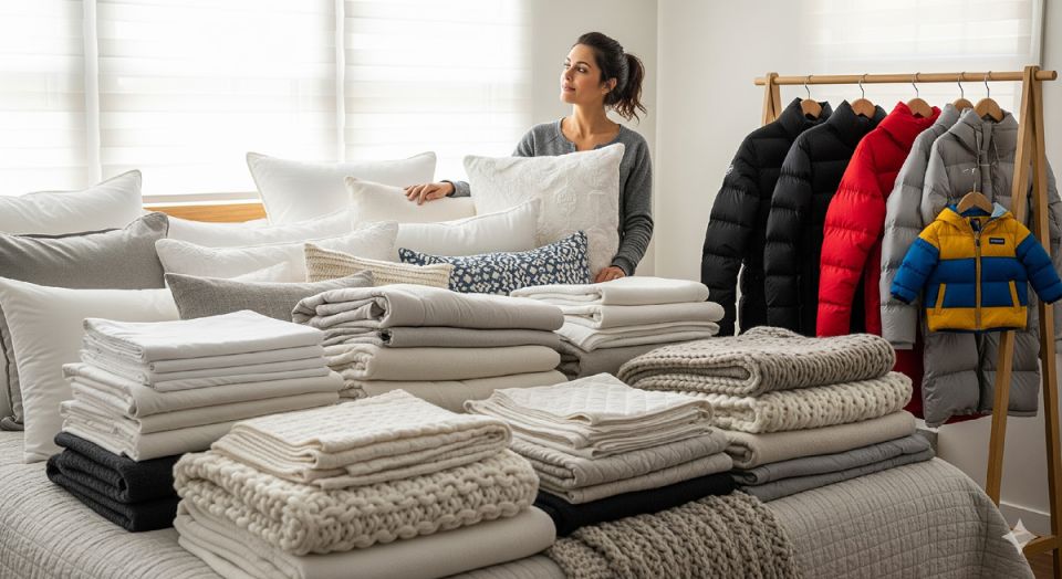 Как правильно ухаживать за пуховиками и домашним текстилем: советы для долгого использования