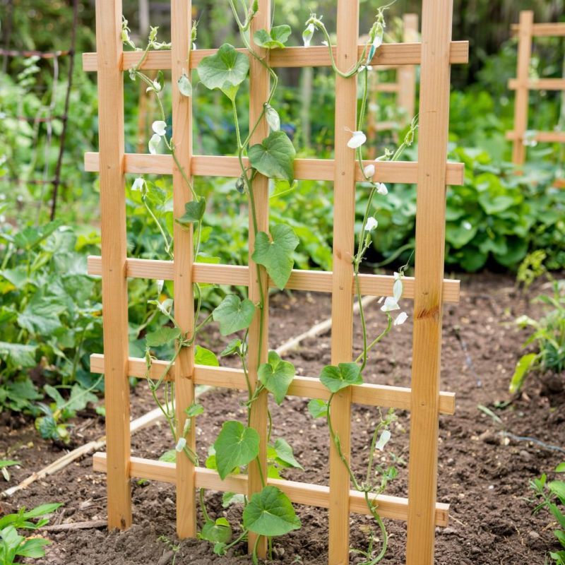 Вертикальный огород: как легко и красиво вырастить горох и огурцы