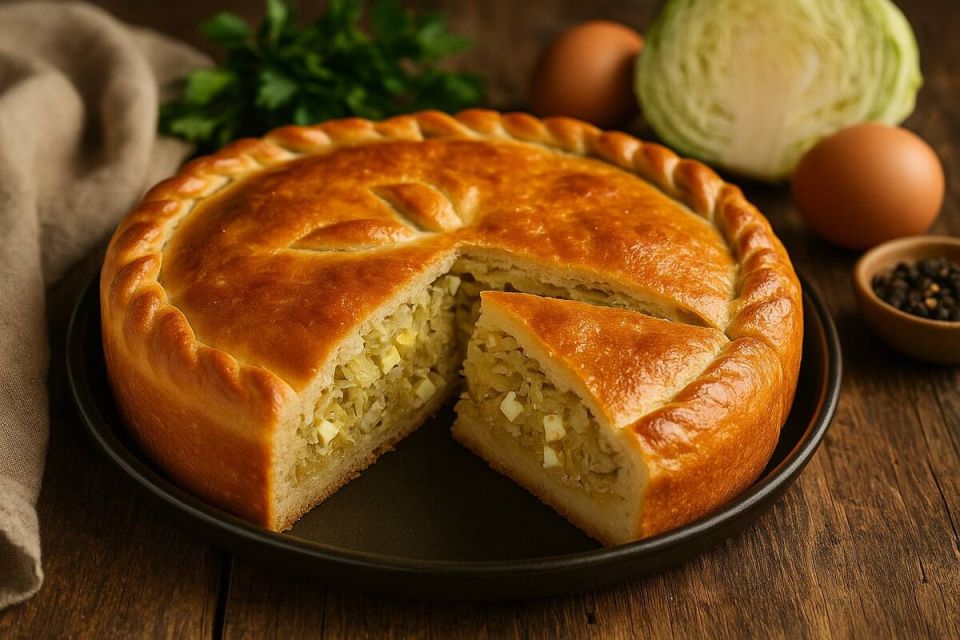 Аромат домашнего уюта: как пирог с капустой и яйцом стал маст-хэвом на столе