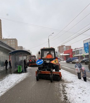 В Ижевске выпал снег, который по прогнозам синоптиков уже не расстает