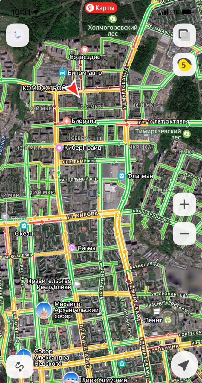 В Ижевске 11 декабря по прогнозам синоптиков снегопад затянется на весь день