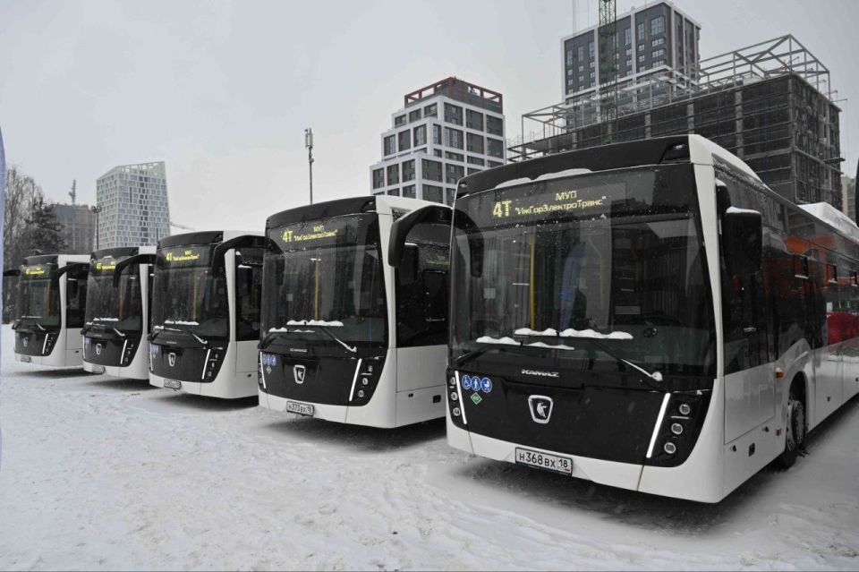 50 новых автобусов пополнили автопарк ИжГЭТ