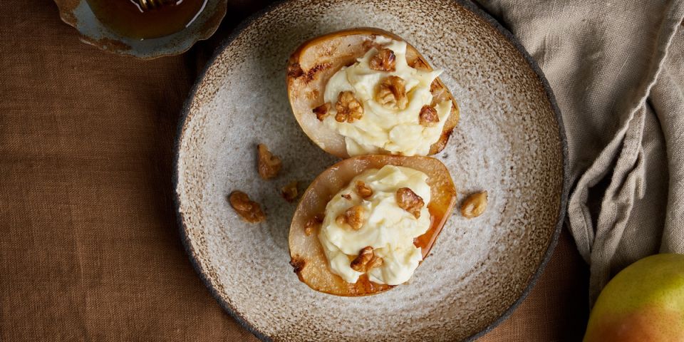 Груши с маскарпоне: элегантный зимний десерт для праздника