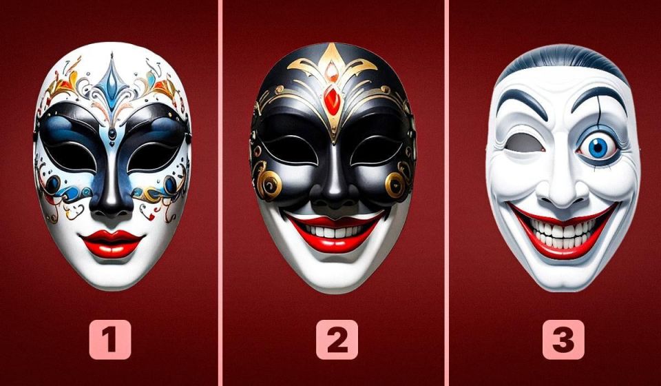 Какой у вас тип характера по визуальному тесту масок