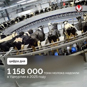 Это результат работы сельхозорганизаций, фермерских хозяйств и личных подворий республики и +6,8% к уровню 2024 года