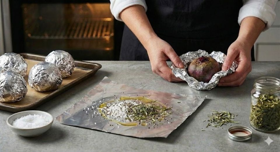 Свекла по-новому: запекание, которое изменит ваши салаты