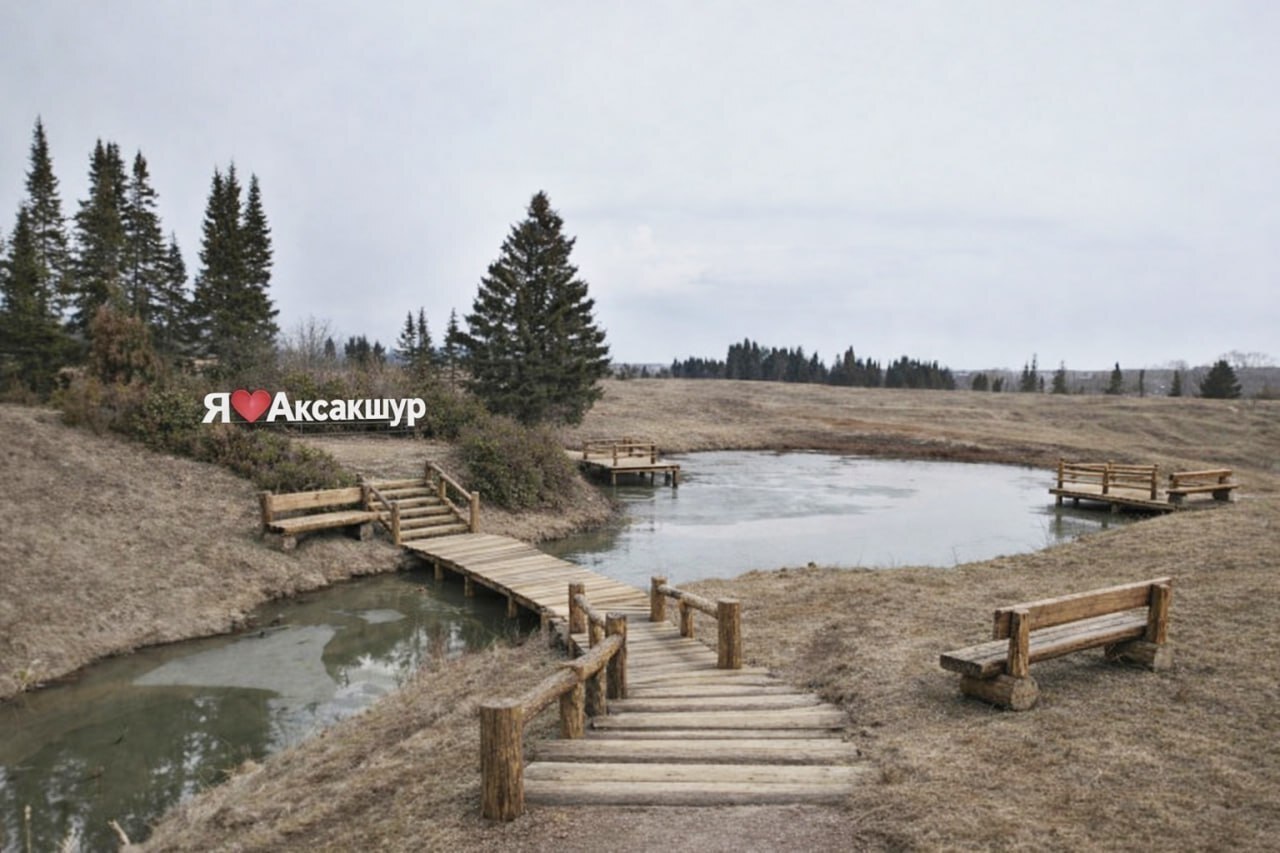 Жители деревни Аксакшур в Удмуртии собрали деньги на очистку и благоустройство местного пруда