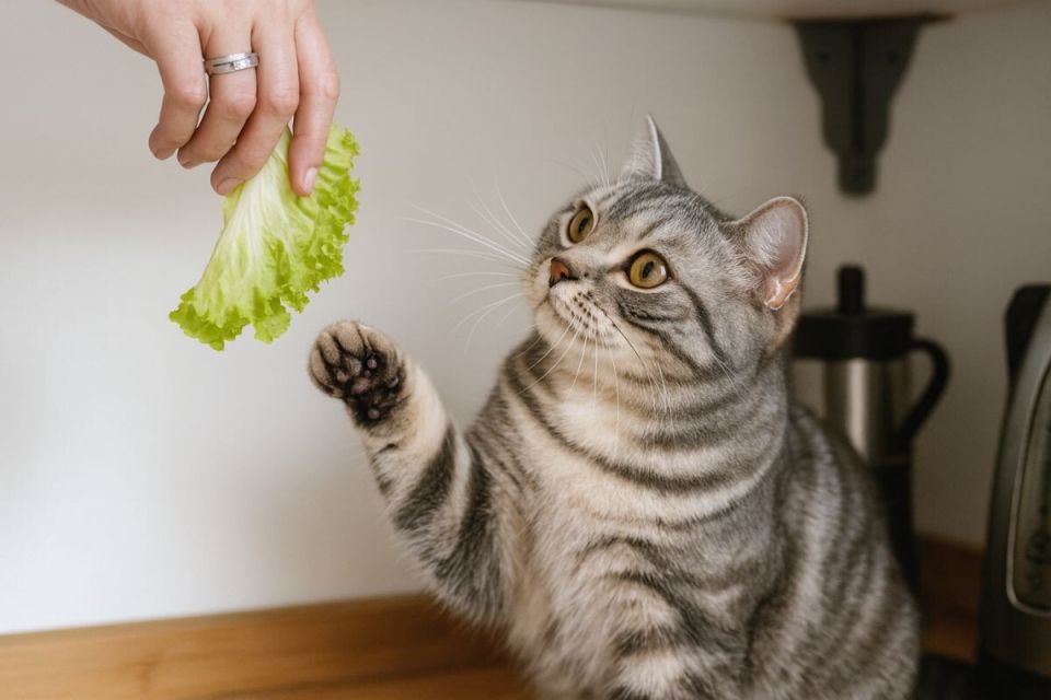 Можно ли кошкам салат айсберг? Он хрустит, но толку от него — почти ноль