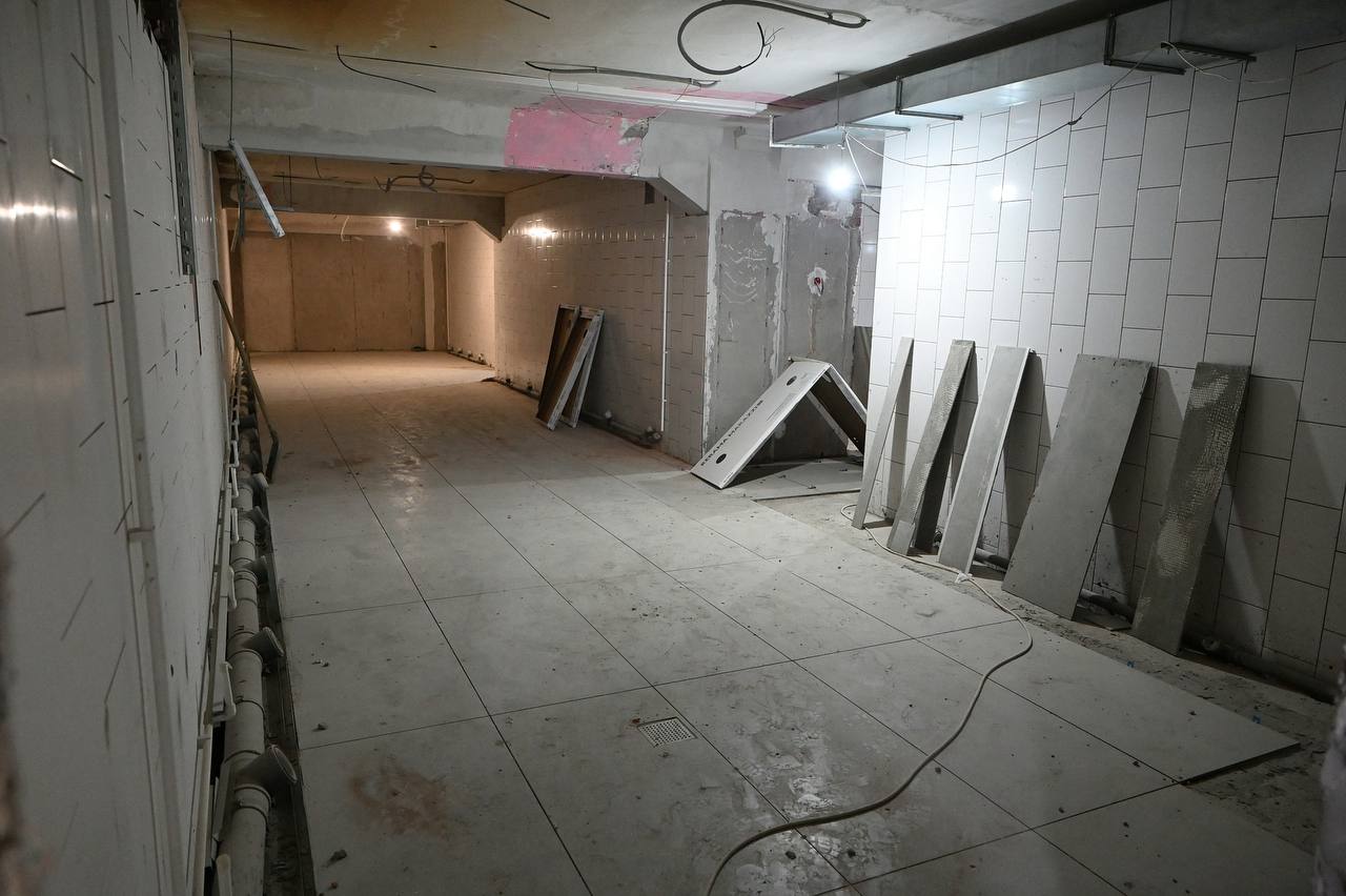 Техническая готовность реконструируемого Ледового дворца «Ижсталь» составляет порядка 70% Техническая готовность реконструируемого Ледового дворца «Ижсталь» составляет порядка 70%