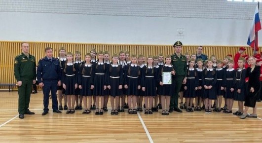 Руководитель Сарапульского МСО СУ СК России по Удмуртской Республике принял участие в конкурсе «Смотр строя и песни»