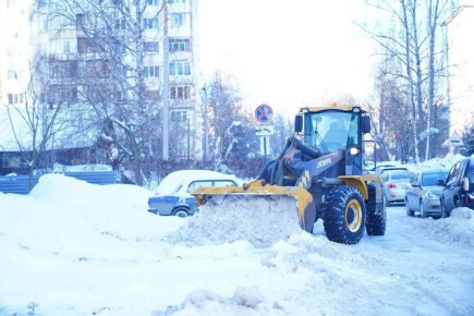 За зиму из Ижевска вывезли более миллиона кубометров снега