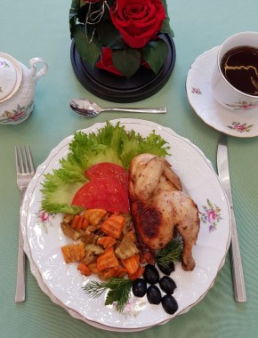 Цыплята-корнишоны с морковью, репой и редькой