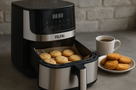 Песочное печенье в аэрогриле на сливочном масле — простое решение для чая