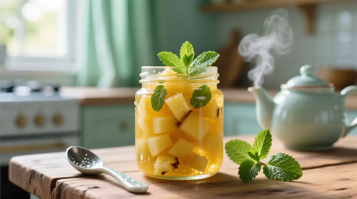 Ананасовое варенье с мятой: солнечный вкус лета в каждой баночке