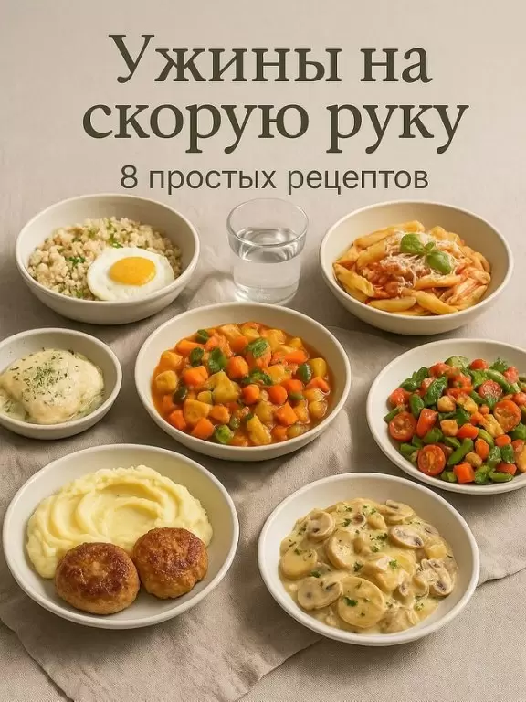 Вкусные идеи для быстрого ужина: 8 простых и бюджетных рецептов