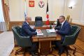 Глава Сарапульского района Айдар Шарафутдинов рассказал главе Удмуртии Александру Бречалову о планах по развитию района.
