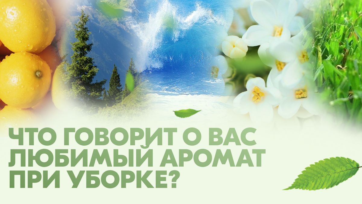Ароматы, которые делают уборку приятнее