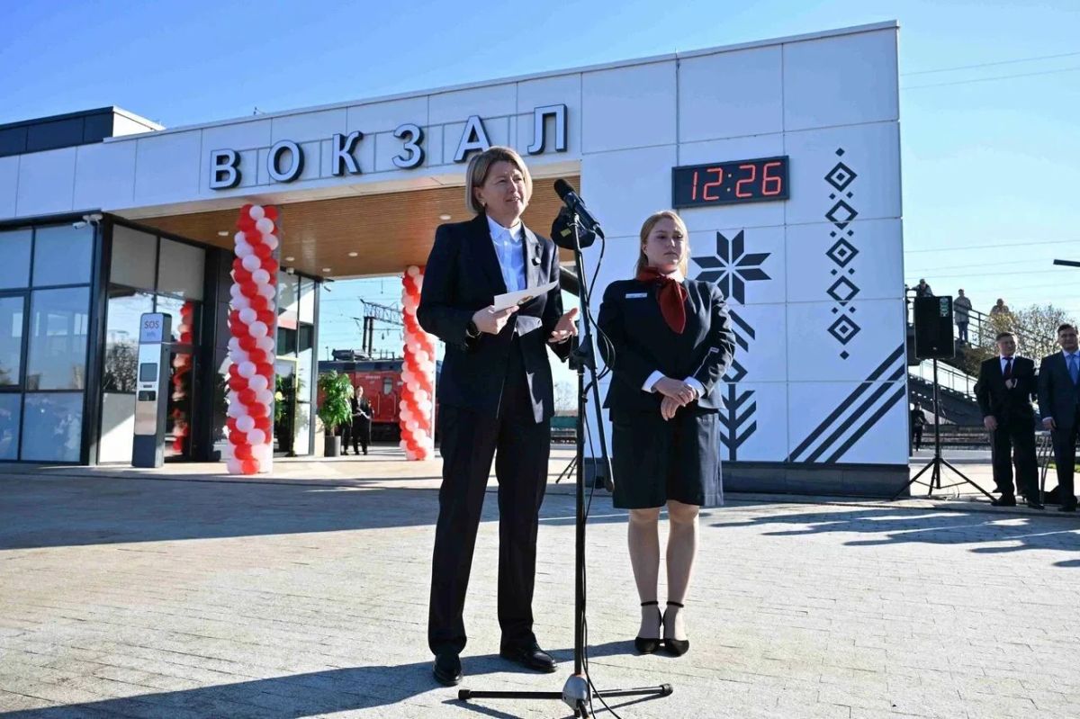 В Кизнере открыли новый железнодорожный вокзал, сообщает пресс-служба главы и правительства Удмуртии