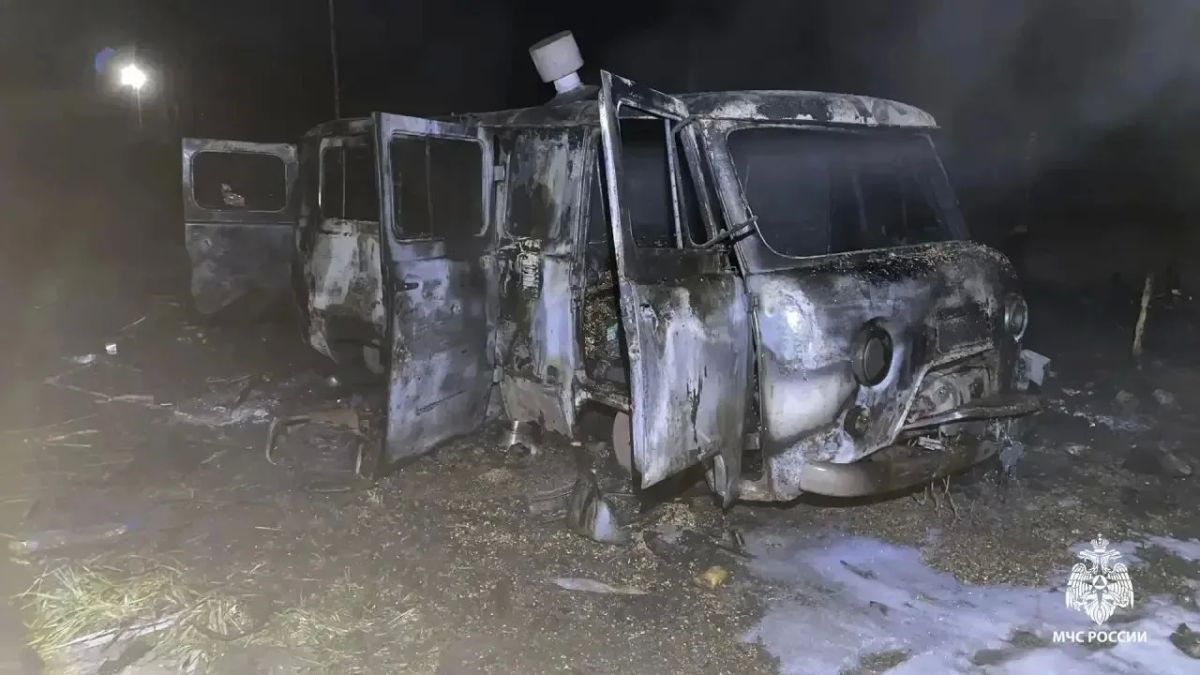 38-летний мужчина получил сильные ожоги на пожаре в Удмуртии