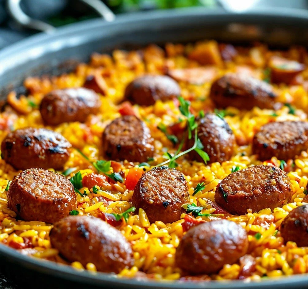 Вкусная паэлья с колбасками: легкий способ украсить ваш стол