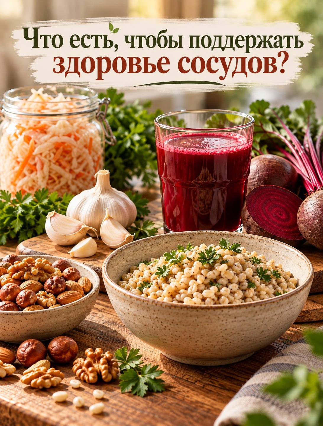 Пять доступных продуктов, которые помогут поддержать здоровье сосудов