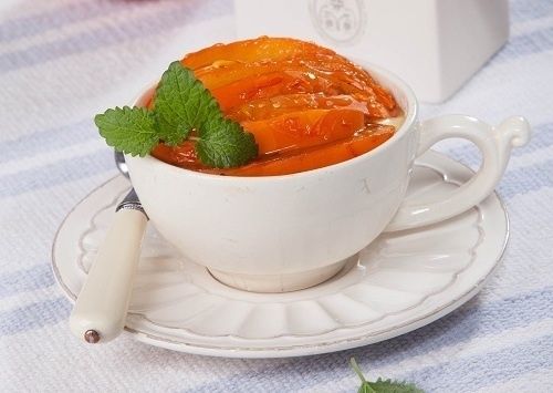 Нежный десерт из хурмы с медом для истинных гурманов