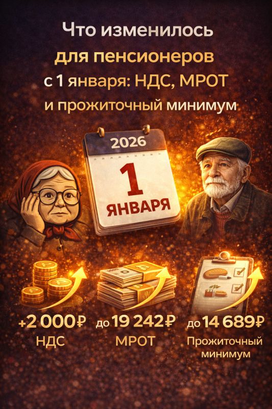 Изменения для пенсионеров с 1 января: что нужно знать о новых правилах
